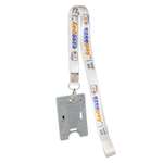 Deys Stationery Store Ezeepay Silk Lanyard with and Blue ID Card Holders